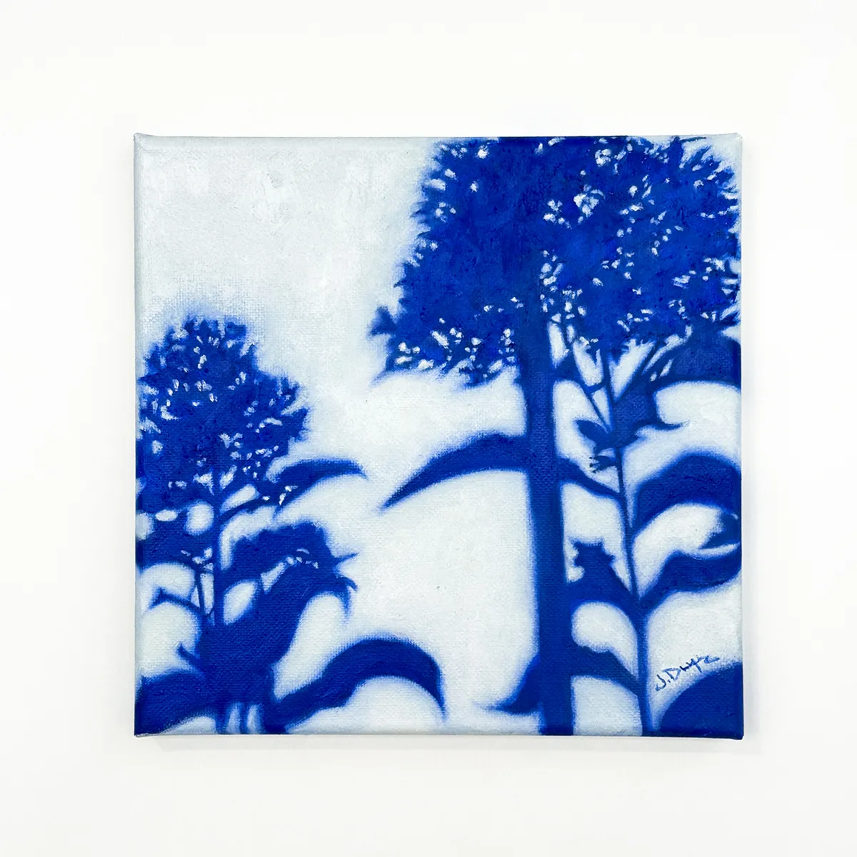 Blau, Óleo sobre lienzo — fotografía 1