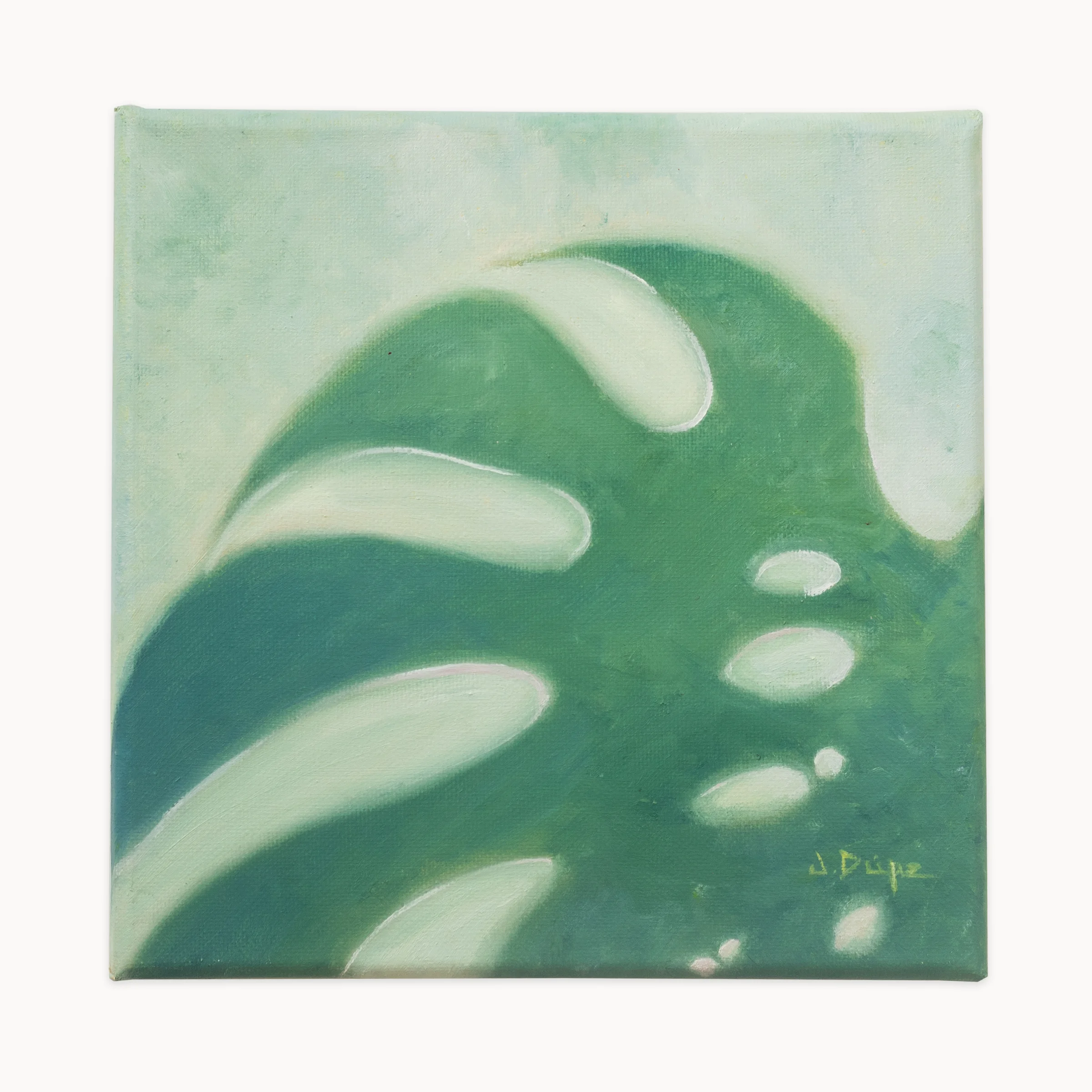 Vert, Óleo sobre lienzo, 20 × 20 cm, fotografía 1