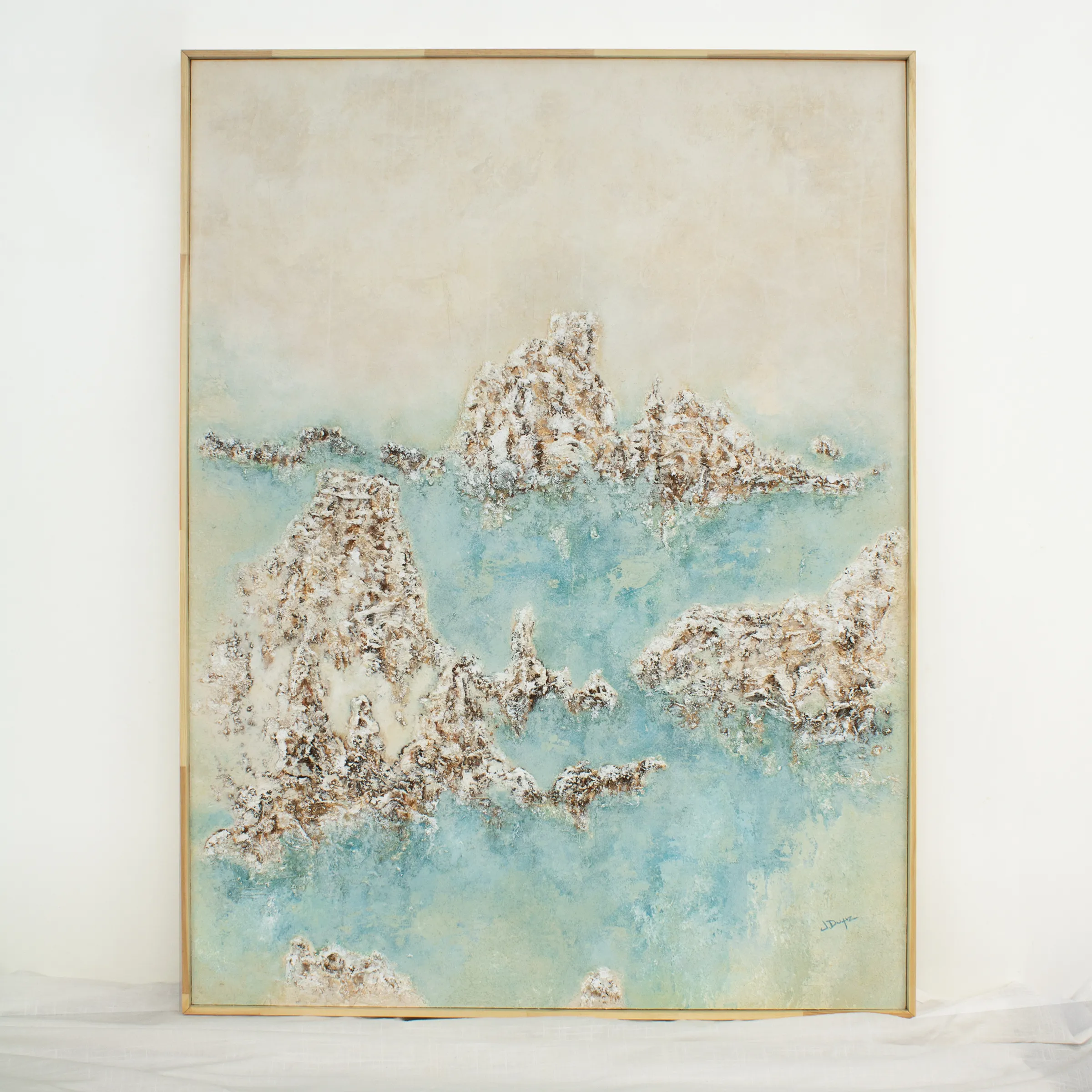 Arrecife de las Sirenas, Mixed media on board — photograph 1