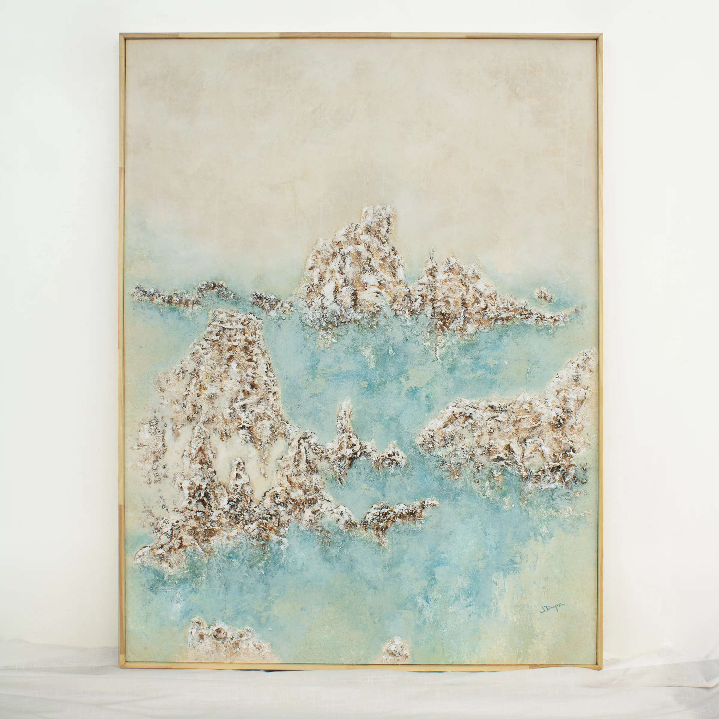 Arrecife de las Sirenas, Técnica Mixta sobre tabla, 90 × 120 cm, fotografía 1
