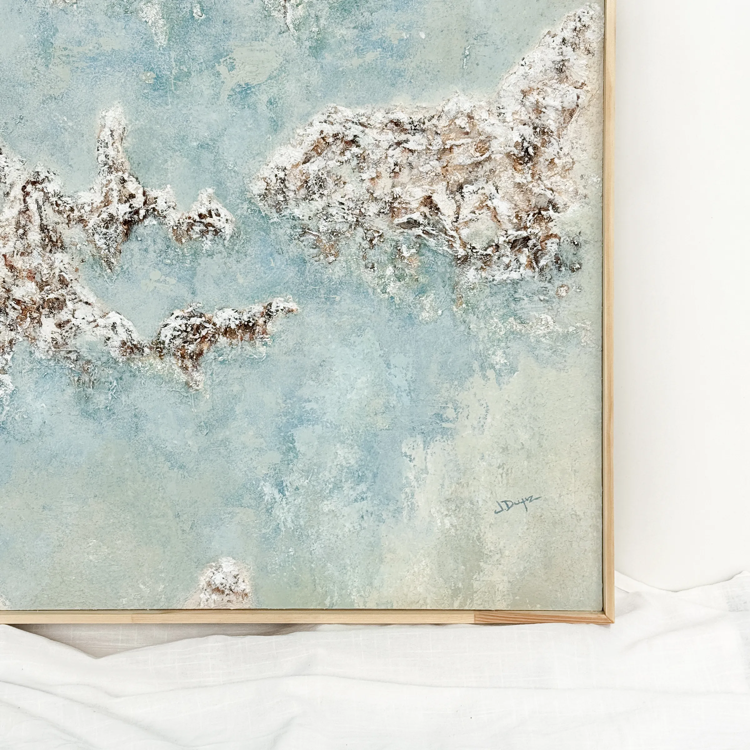 Arrecife de las Sirenas, Mixed media on board — photograph 5