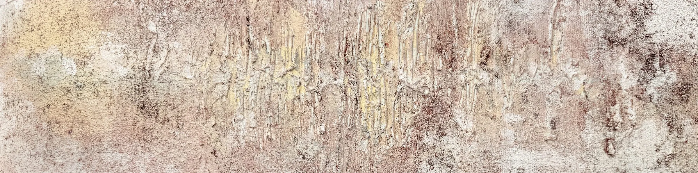 Detalle de una obra abstracta de Jéssica Domínguez con textura y relieve